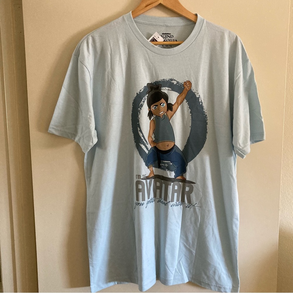 Nickelodeon The Legend of Kora Avatar Tee | Size XL | Color Light Blue | NWT